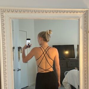 Strappy back bodysuit